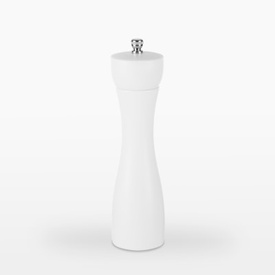 Młynek do pieprzu i soli biały 21 cm