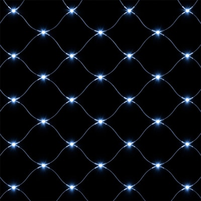 Magiczna siatka LED 160 diod 2x2 m barwa biała zimna MAGIC LIGHTS