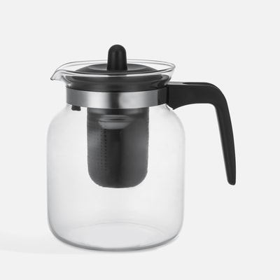 Dzbanek z zaparzaczem czarny 1,5 l