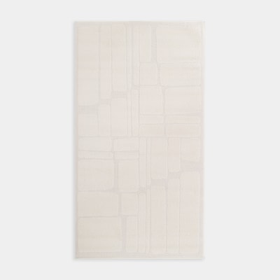 Dywan w stylu nowoczesnym, kremowy, 80x150 cm PASSO