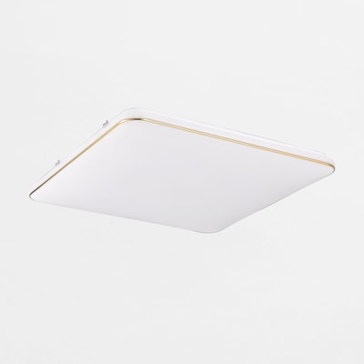 Plafon kwadratowy LED 50W złoty OMAR 53 cm