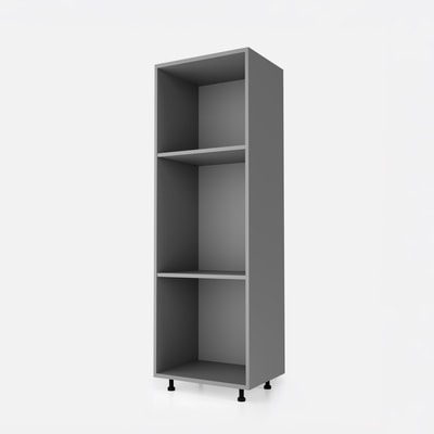 Korpus słupek grafit 75x214,6 cm QUBIK