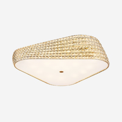 Lampa sufitowa złota 87 cm BABYLON