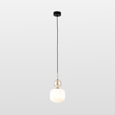 Lampa wisząca pojedyncza czarno-biała SOPHIA