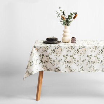 Obrus w kwiaty, FLORES 140x220 cm