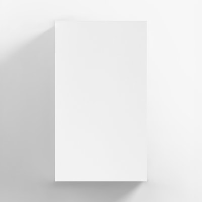 Formatka wisząca PIANO 34,5x60 biały mat