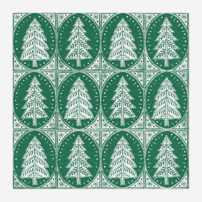Serwetki świąteczne CHRISTMAS TREES zielone 33x33 cm 20 szt. PATTERN