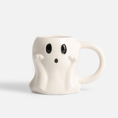 Kubek ceramiczny DUCH, biały, 280 ml