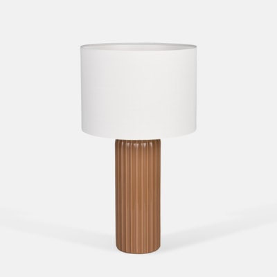 Lampa stołowa mokka-beż wys. 51 cm BLAIR R51811072