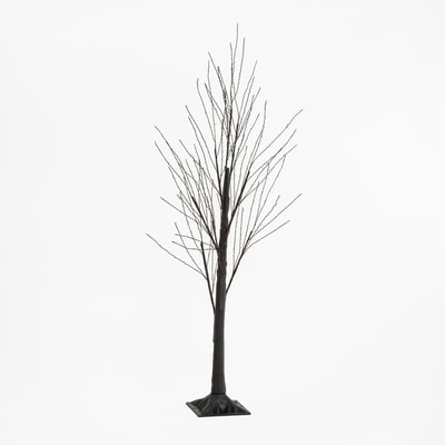 Drzewko dekoracyjne LED IP44 czarne 120 cm