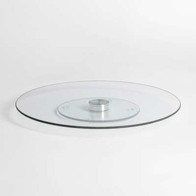 Patera obrotowa szklana 30 cm