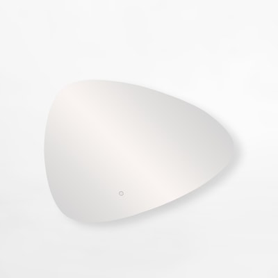 Lustro łazienkowe 70x50 cm LED nieregularny kształt