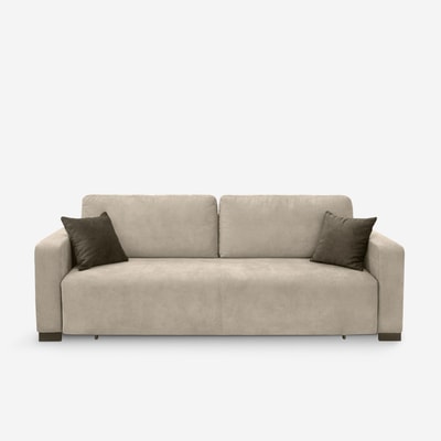 JAZZ sofa 3-osobowa rozkładana beżowa
