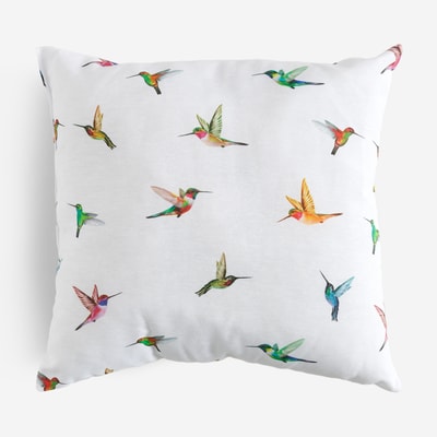 EVORA Poduszka dekoracyjna ptaki kolibry 45x45 cm