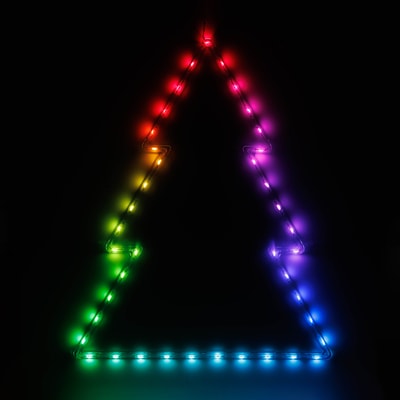 Dekoracja LED, choinka zmieniająca kolor