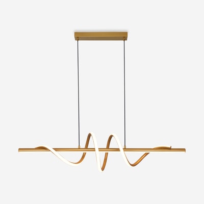 Lampa wisząca LED złota VELENNE 120,5 cm