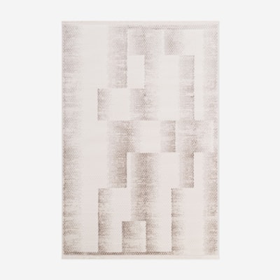 Dywan geometryczny, kremowy, 200x290 cm VERA