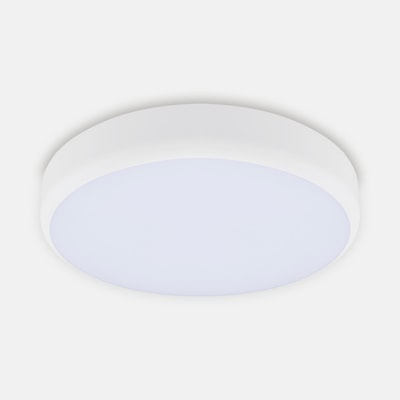 GOLIAT plafon zewnętrzny LED z czujnikiem ruchu biały 33 cm