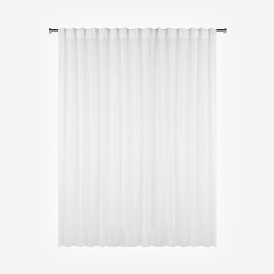 GLEEM firana na taśmie biała 290x250 cm