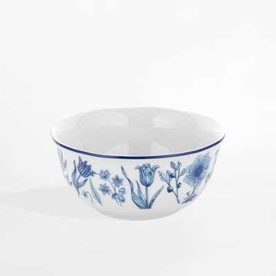 Salaterka ceramiczna niebieskie kwiaty COLETTE 488 ml