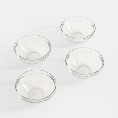 Komplet 4 miseczek szklanych 275 ml
