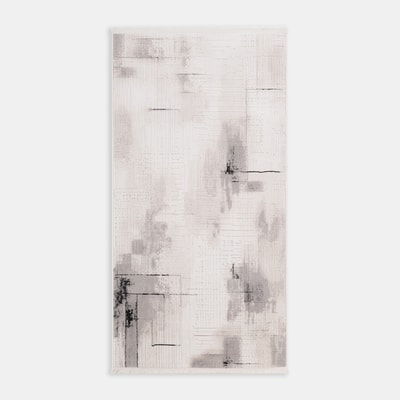 Dywan abstrakcyjny kremowo-beżowy 80x150 cm BRISTOL