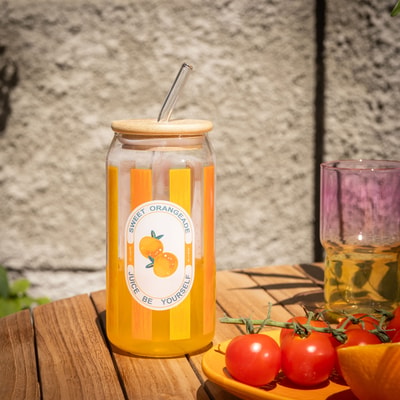 Szklanka do zimnych napojów POMARAŃCZA 530 ml