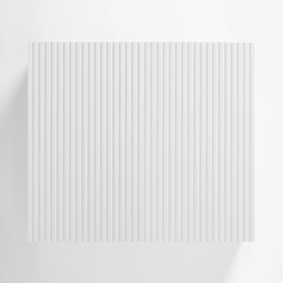 Formatka stojąca biała DECOR RYFEL 88x77 cm