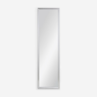 Lustro wiszące 30x120 cm srebrne
