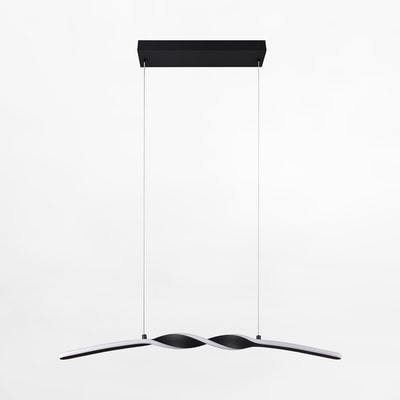 Lampa wisząca LED czarna GINKO