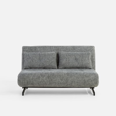 Sofa 3-osobowa rozkładana szara PIMIO