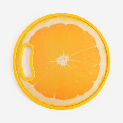 TROPICANA Deska kuchenna okrągła pomarańcza 30 cm