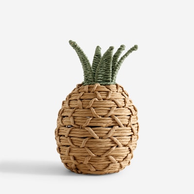 Dekoracja pleciona ANANAS 27 cm