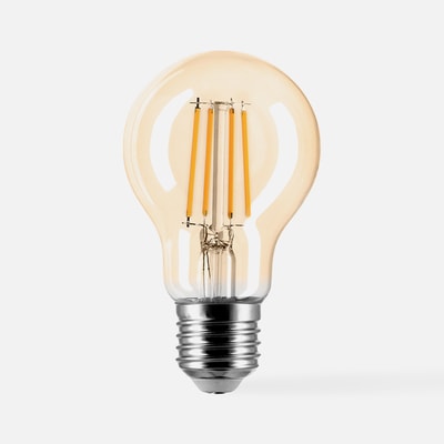 Żarówka LED barwa ciepła ORO-AMBER-E27-A60-6W-WW