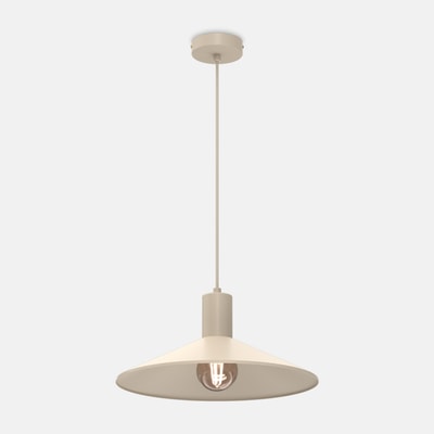 NOX lampa wisząca beżowa fi 36 cm