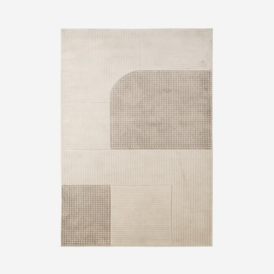 Dywan geometryczny SILVA, kremowy, 120x170 cm