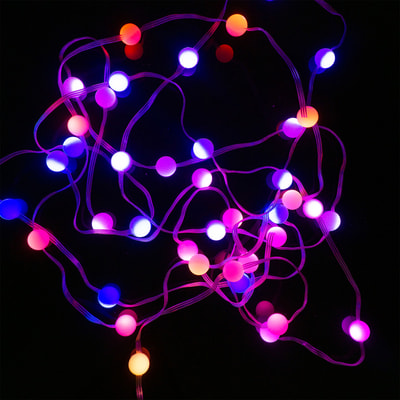 Girlanda LED RGB 50 diod MAGIC LIGHTS PERŁA 5 m