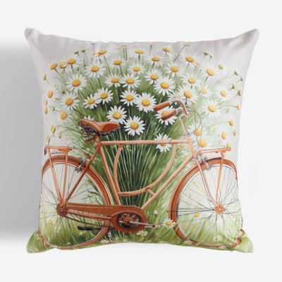 Poszewka dekoracyjna AMALIA rower 40x40 cm