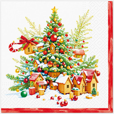 Serwetki świąteczne FESTIVE JOY TREE 20 szt.