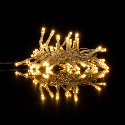 Magiczne lampki LED 2,45 m barwa biała ciepła MAGIC LIGHTS