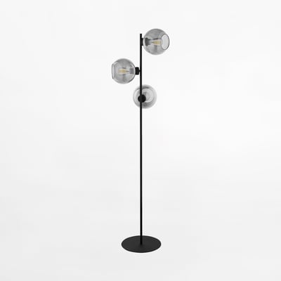 Lampa podłogowa grafitowa CUBUS