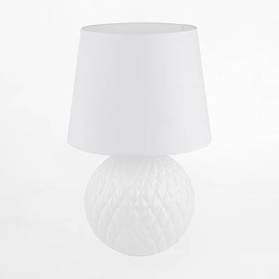Lampa stołowa biała SANTANA