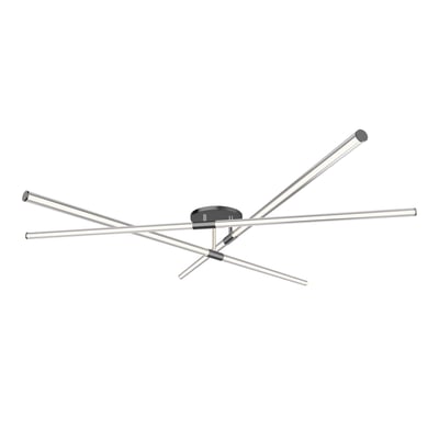 Lampa sufitowa LED z filamentem czarna LAUTARO