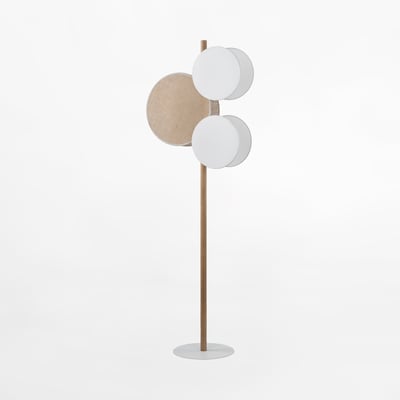 Lampa podłogowa boho abażur PULSE