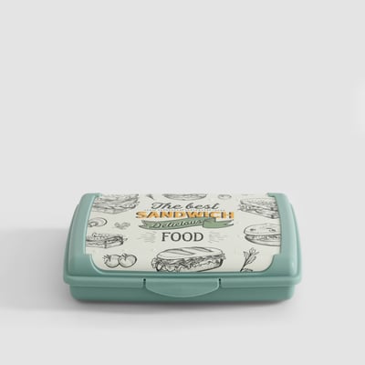 Pojemnik lunchbox zielony CARLA 0,5 l