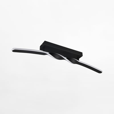 Lampa sufitowa LED czarna GINKO