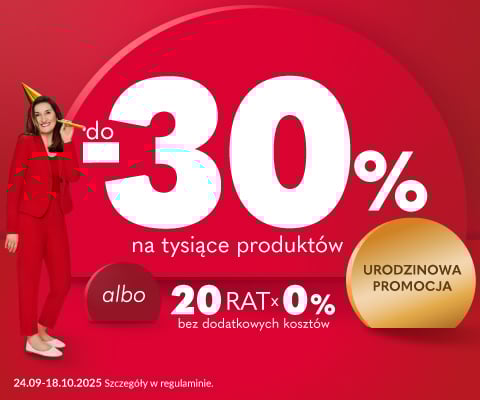 Rabaty do 30% na tysiące produktów albo 20 rat 0% | Agata