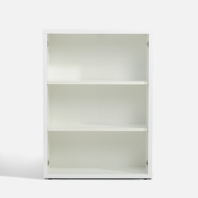 Biblioteczka niska DISEGNO WHITE OFFICE biały połysk