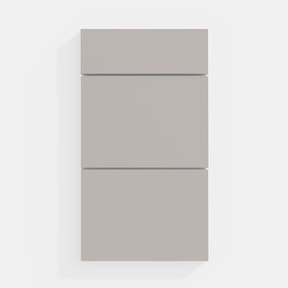 SALVINA komplet 3 frontów do szafki z szufladami L/P clay grey 40 cm