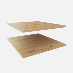 2 półki do szafy ADBOX 50 cm dąb artisan